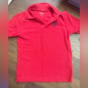 Primrose school uniform size M Red Short Sleeve polo